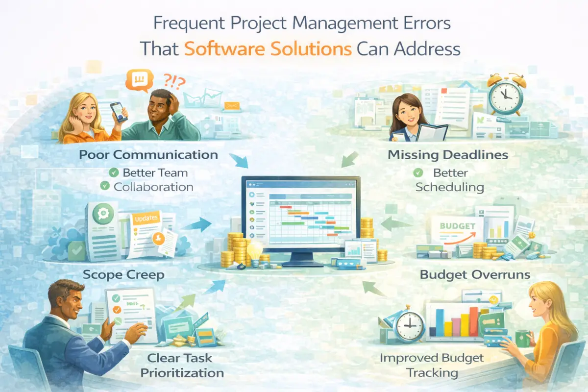 Frequent Project Management Errors That Software Solutions Can Address