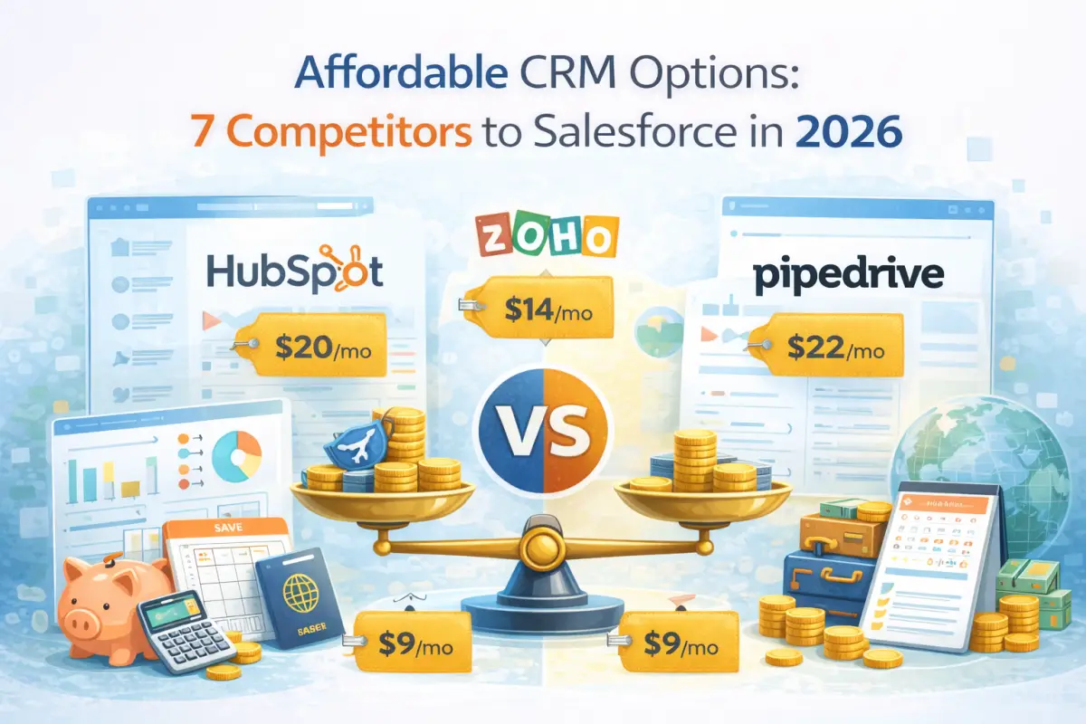 Affordable CRM Options: 7 Competitors to Salesforce in 2026